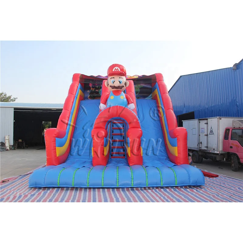 Mario inflatable slide