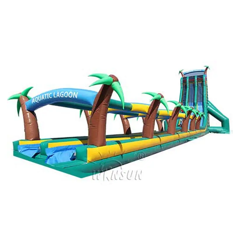 Giant tropical rainforest slide