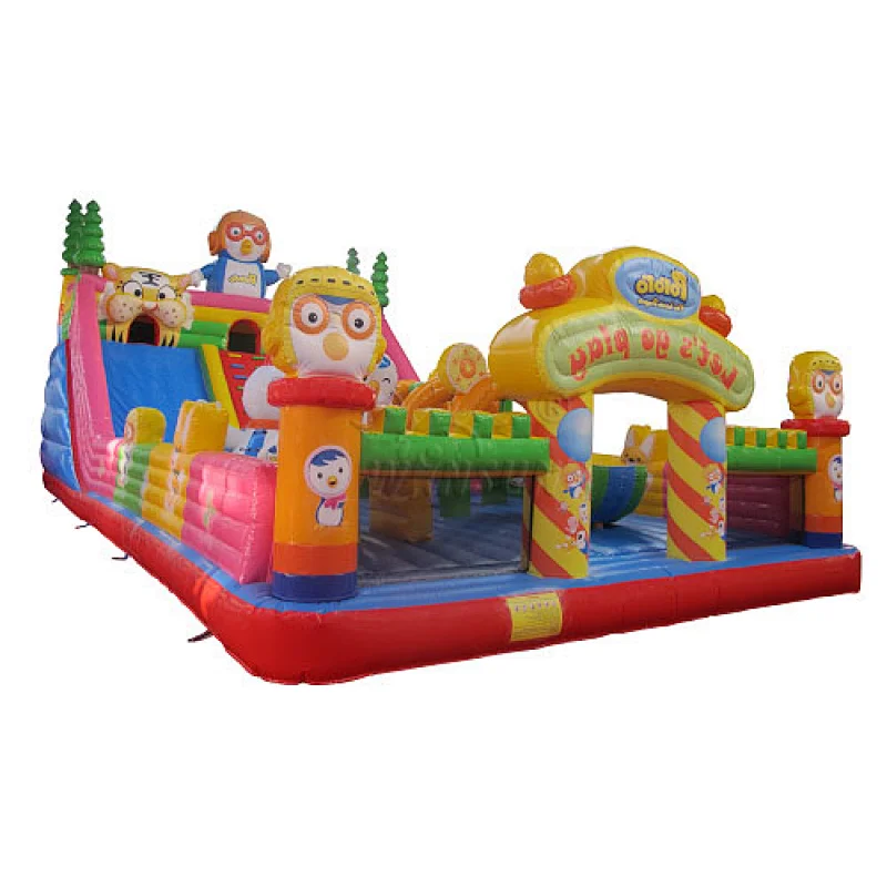 Inflatable slide
