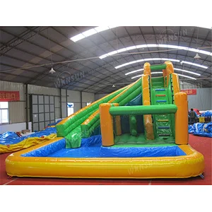 Inflatable pool slide