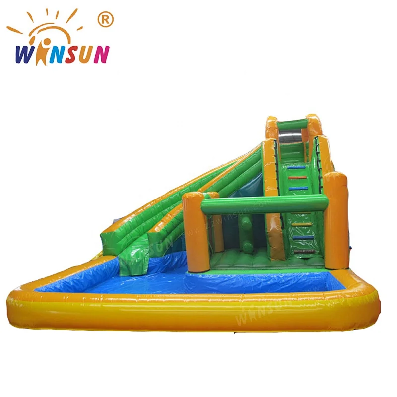 Inflatable pool slide