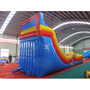 Inflatable water slide