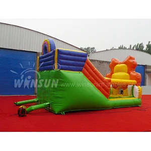 Inflatable slide