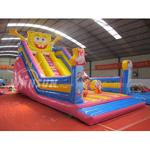 Spongbob inflatable slide