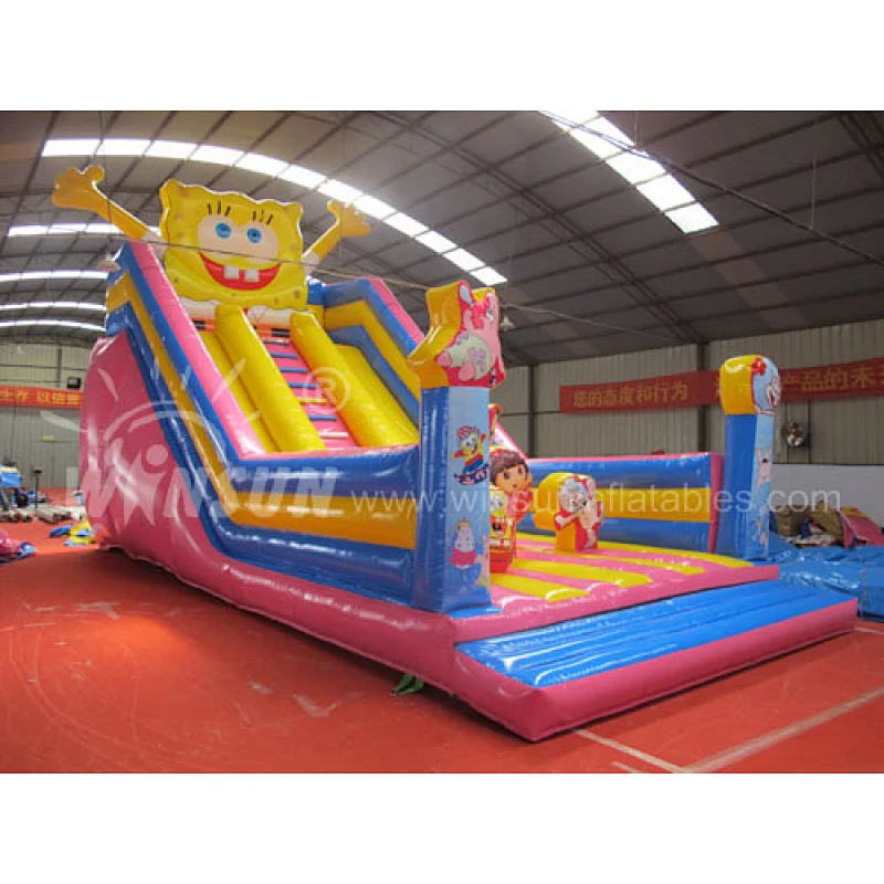 Spongbob inflatable slide