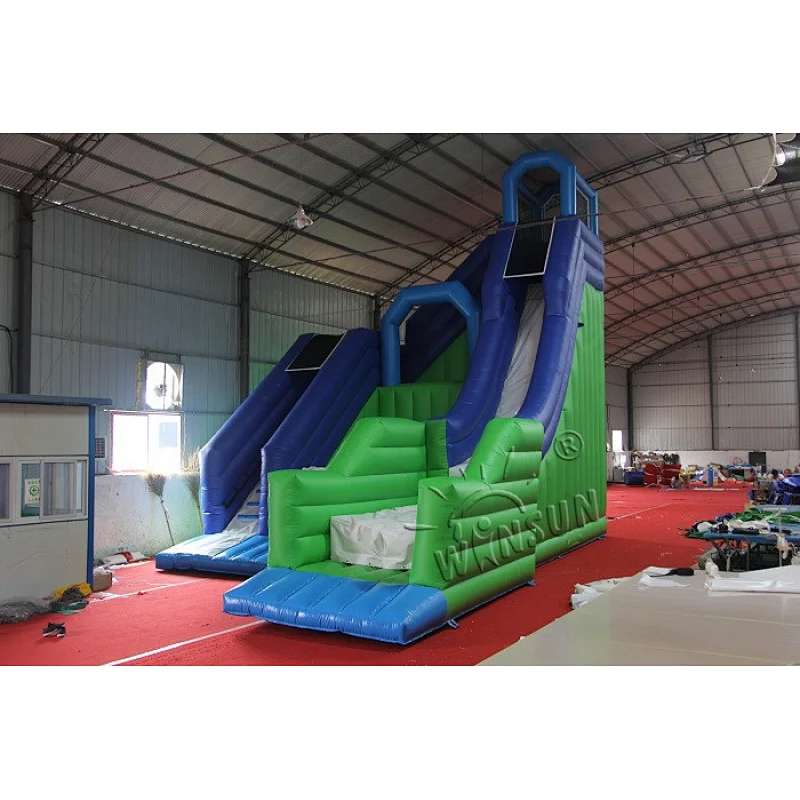 Inflatable stunt Jump with Slide