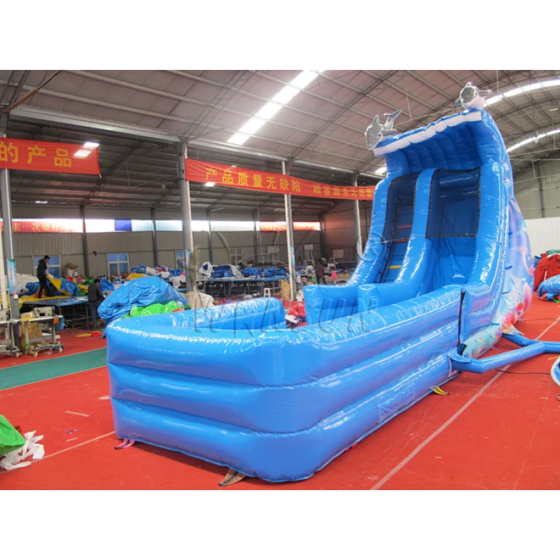 Dolphin Inflatable water slide