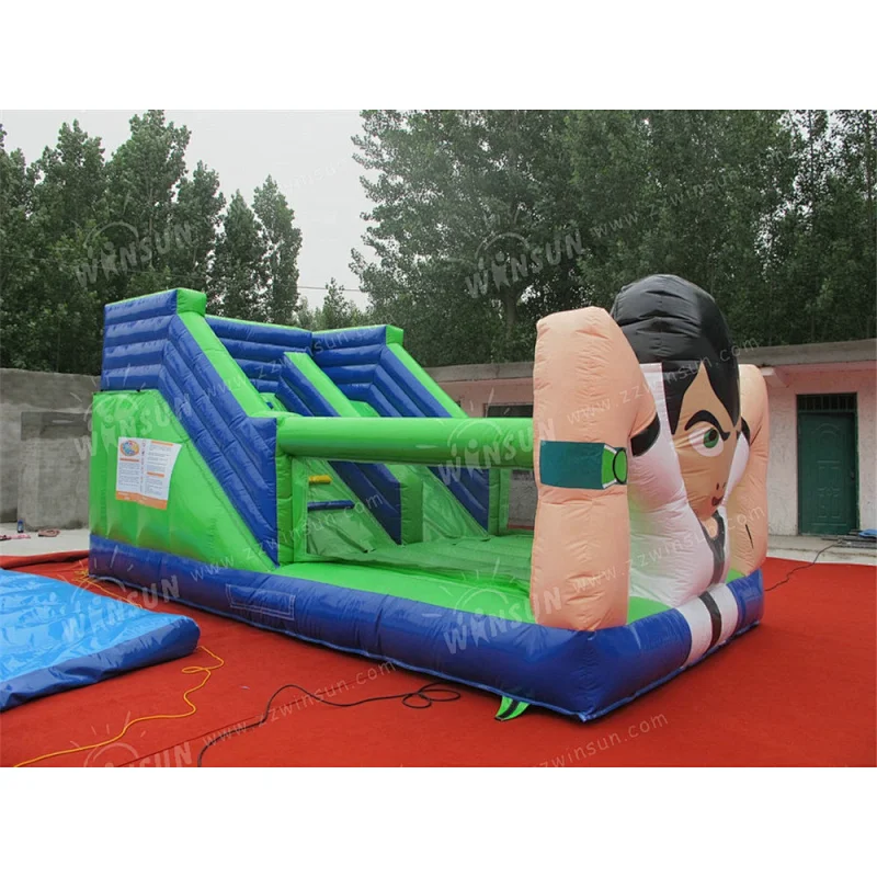 Inflatable slide