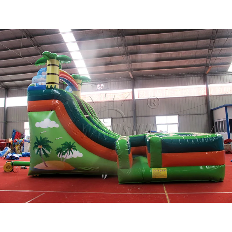 Inflatable water slide