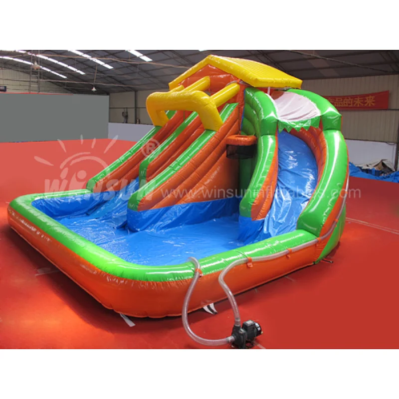 Inflatable water slide
