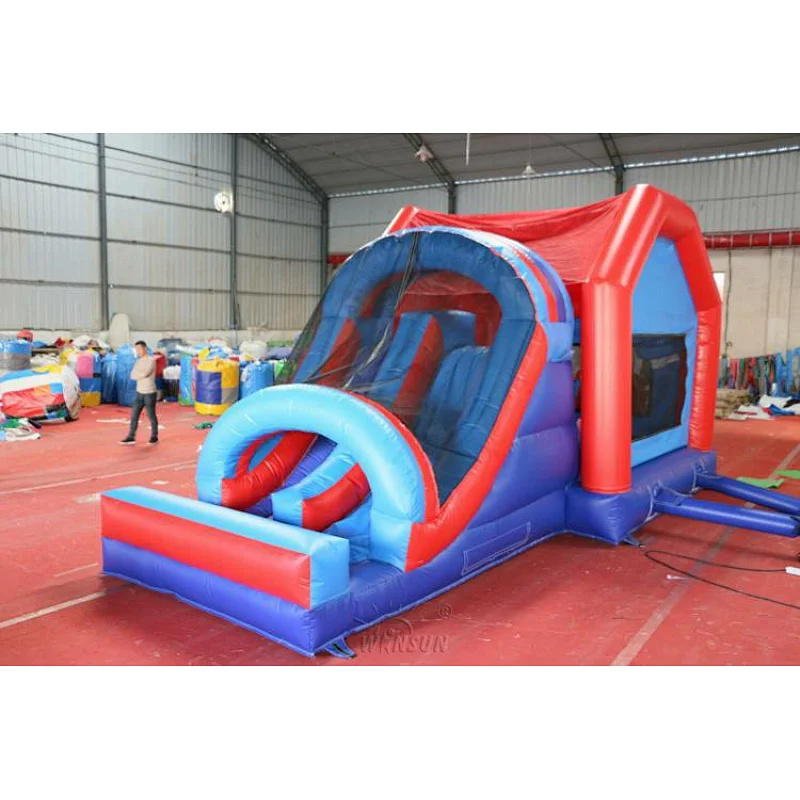 Spiderman Bouncy Castle w Slide