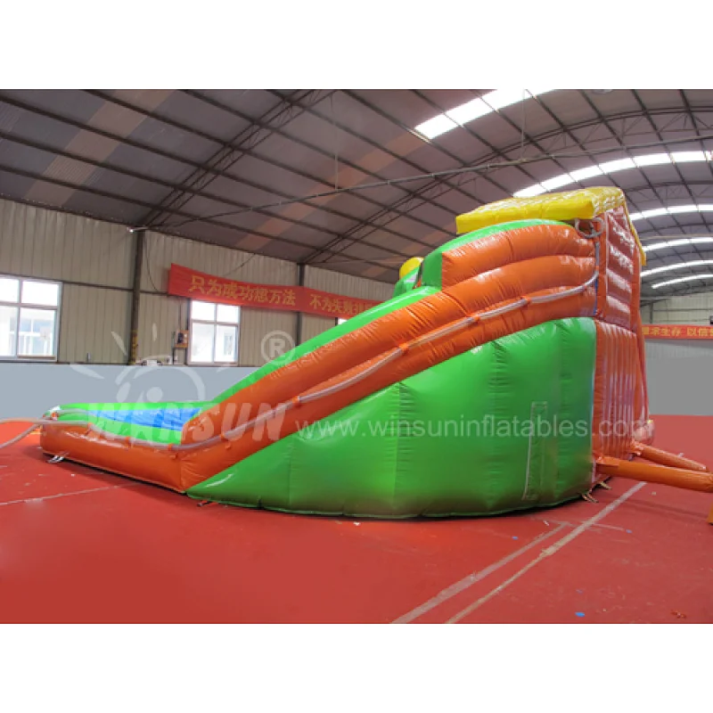 Inflatable water slide