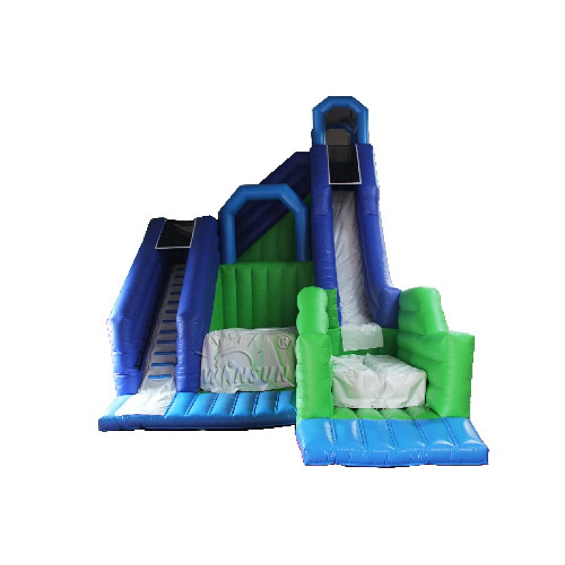Inflatable stunt Jump with Slide