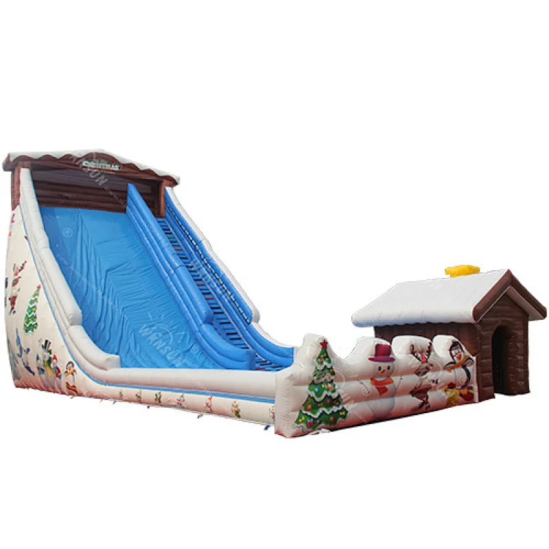 Inflatable Snow Tubing Slide