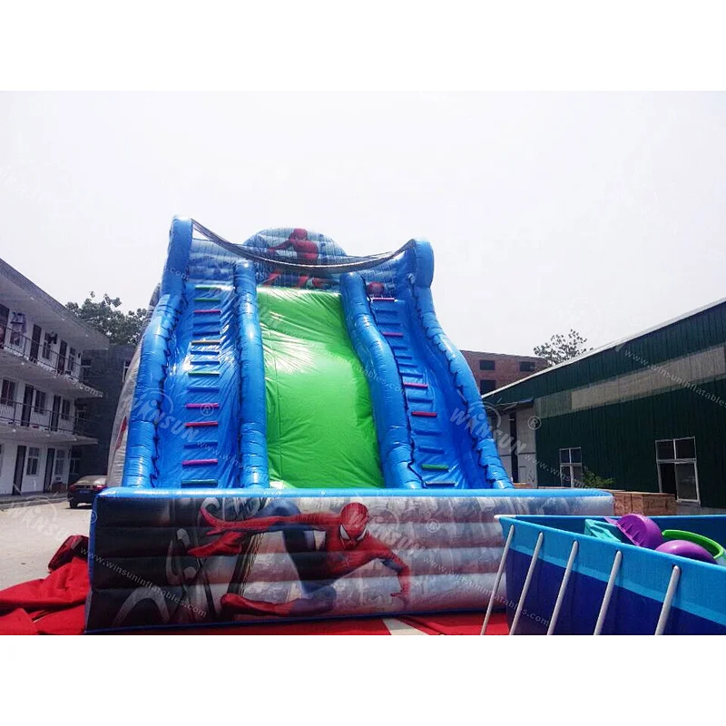 Spider-man inflatable slide