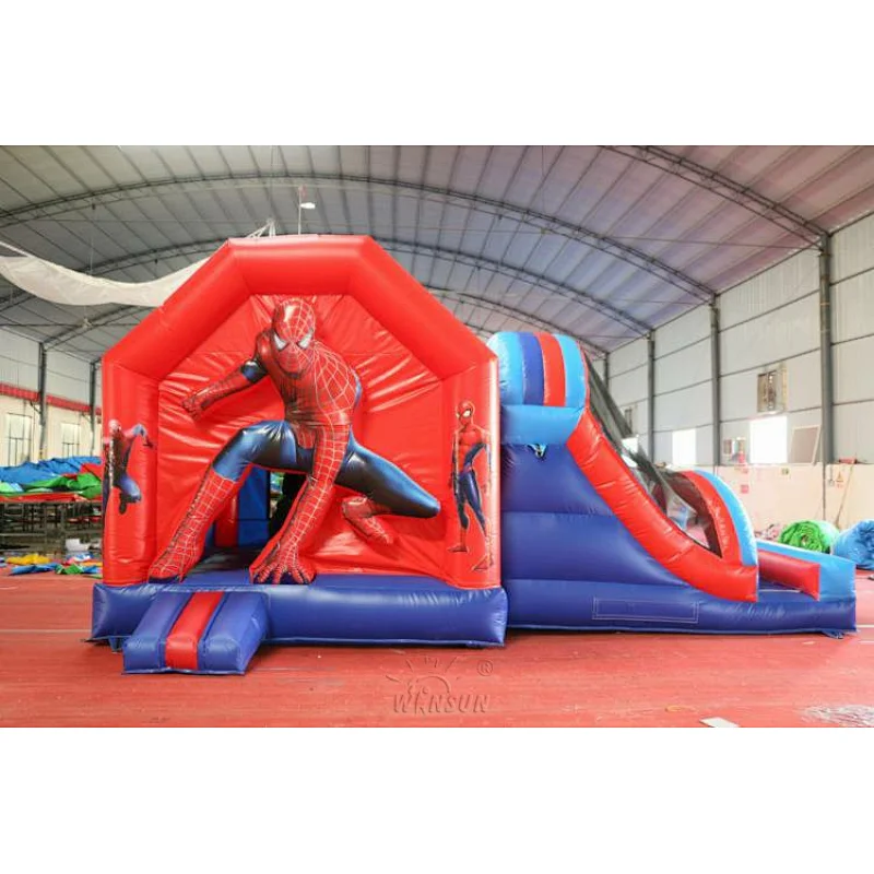Spiderman Bouncy Castle w Slide