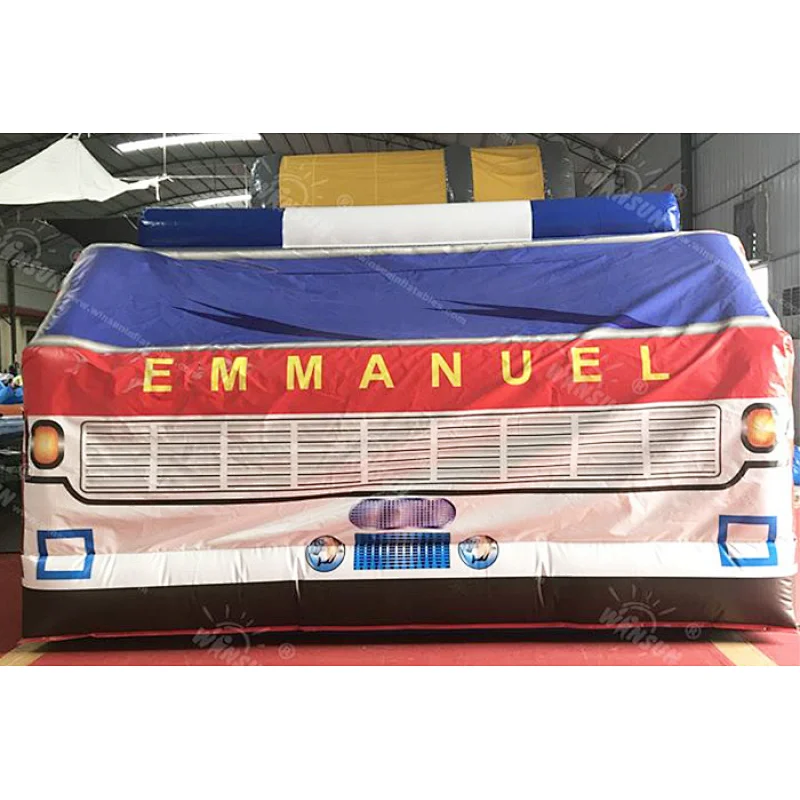Inflatable Fire Truck Slide