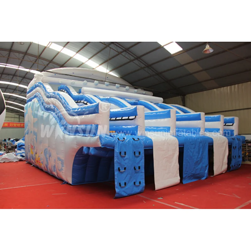 Inflatable water slide