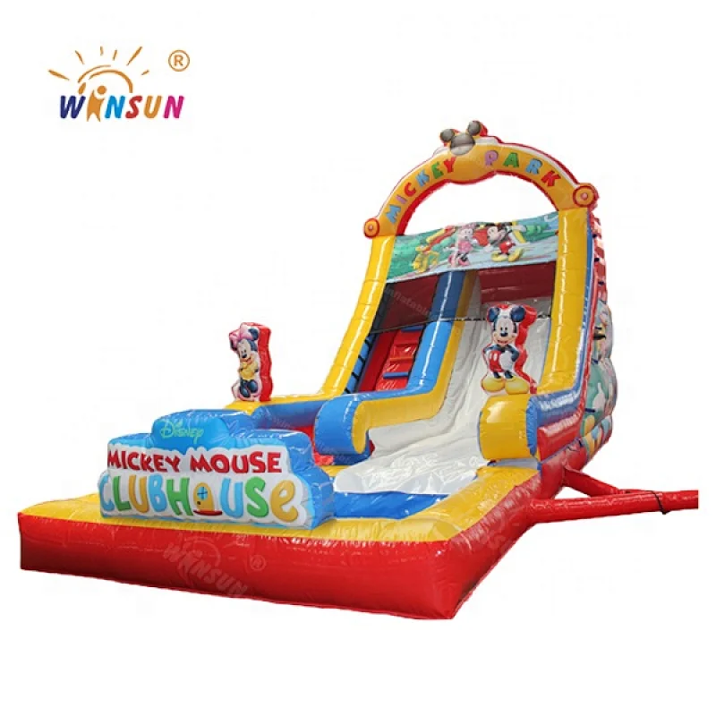Inflatable water slide