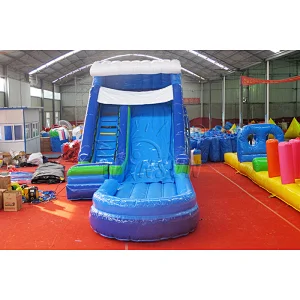 Inflatable water slide