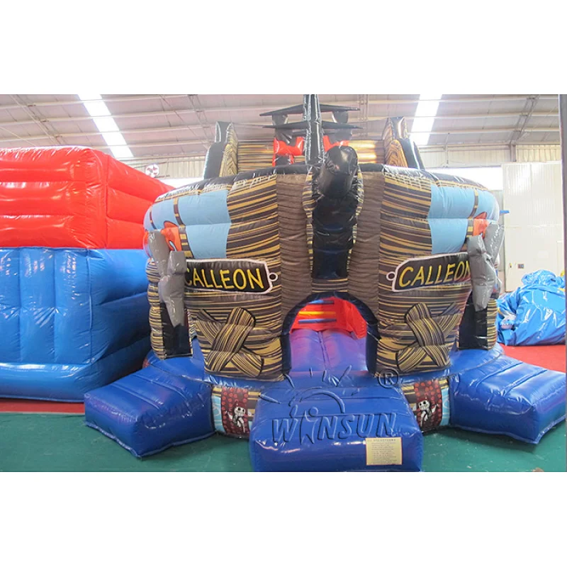 Pirate Ship Inflatable Slide