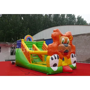 Inflatable slide