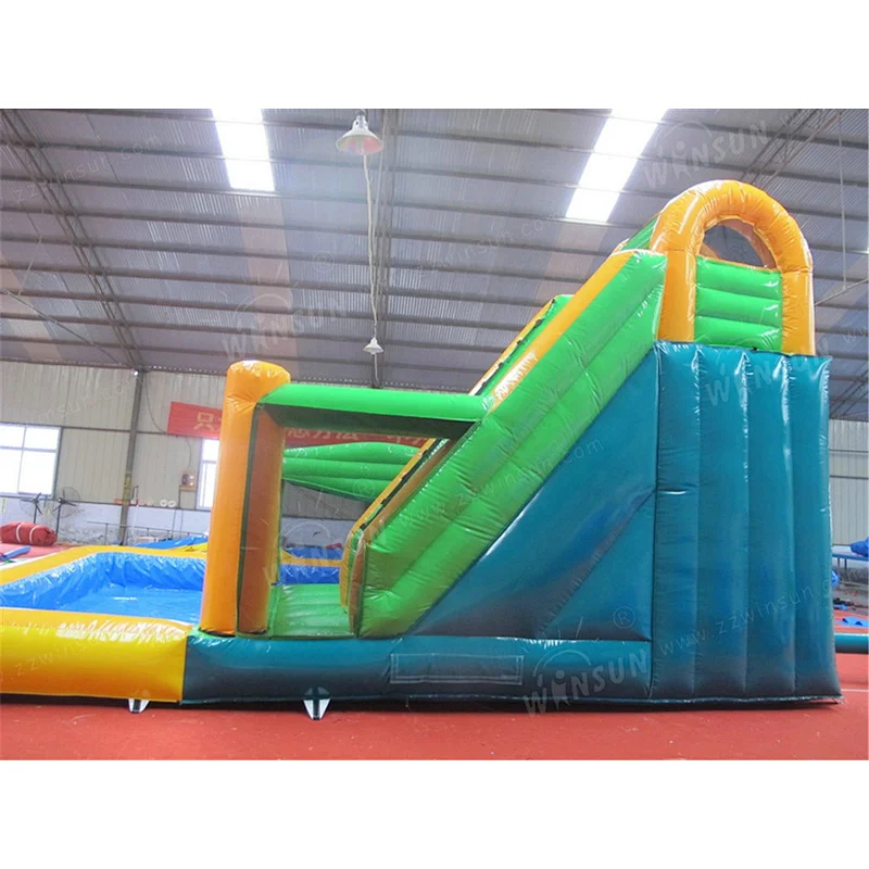 Inflatable pool slide