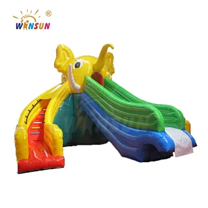 Elephant Water Slide W Inflatable Pool