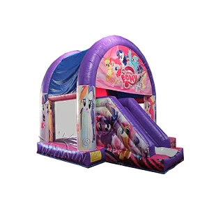 Ponies Jumping House With Slide