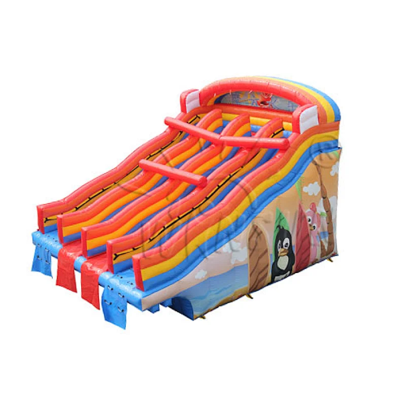 Inflatable water slide