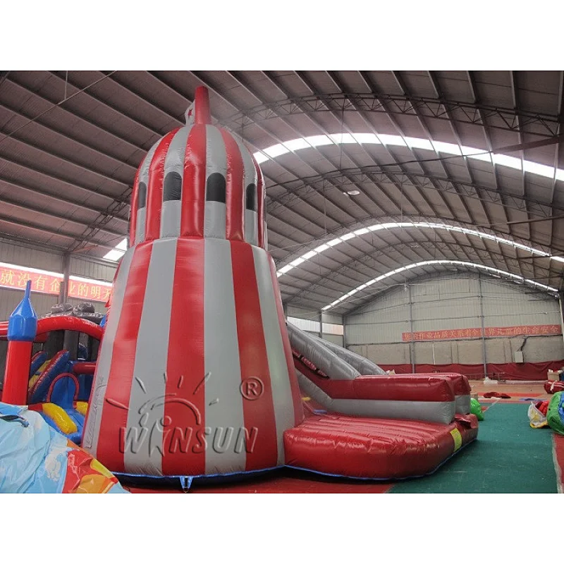 Helter Skelter Inflatable Slide