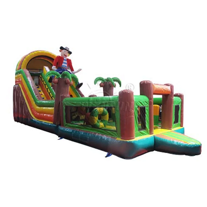 Pirate bounce house with slide