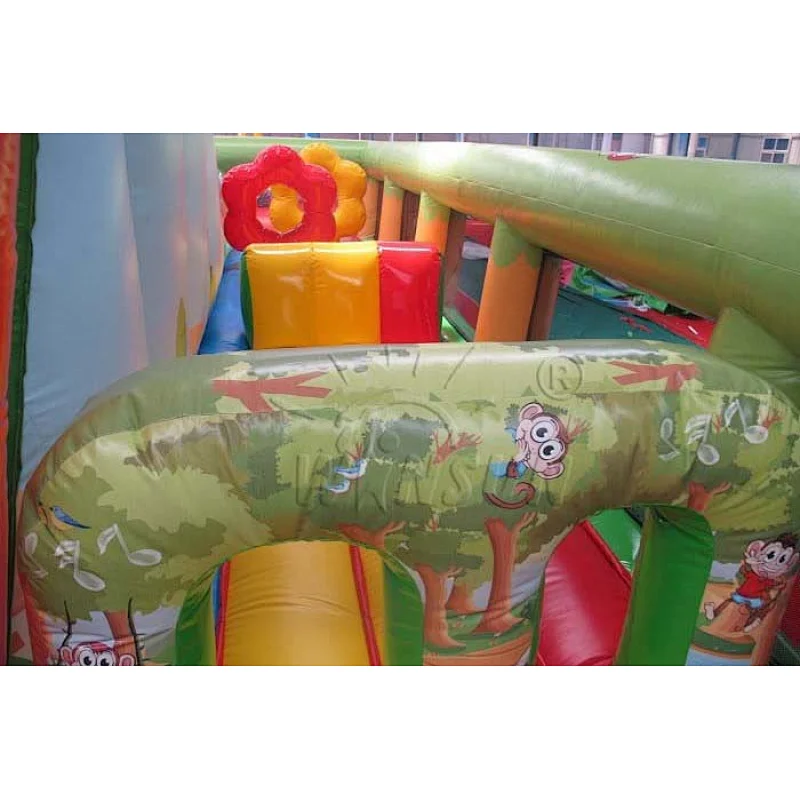 Inflatable Slide With Air Bouncer