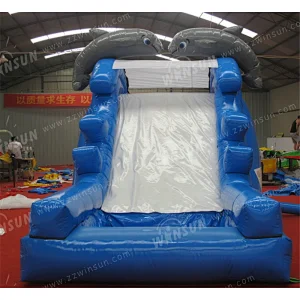 Inflatable water slide