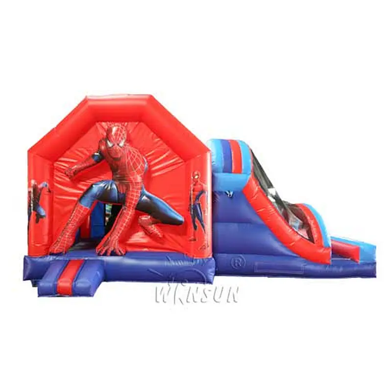 Spiderman Bouncy Castle w Slide