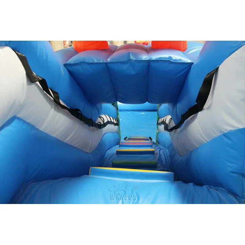 Dinasour Water Slide with airtight pool