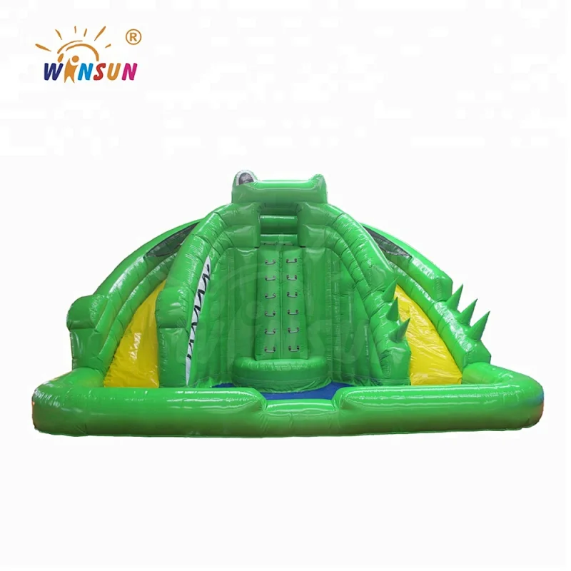 Inflatable water slide