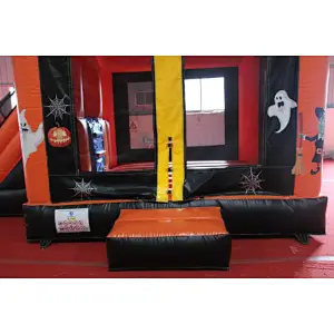 Halloween theme pumpkin grimace trampoline