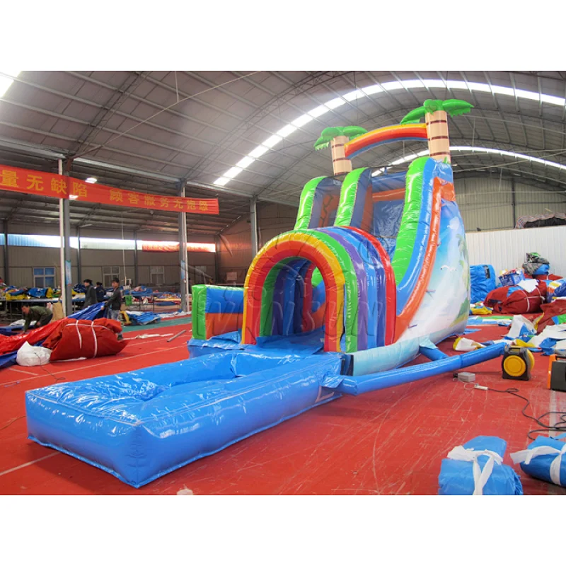 Funnel Tunnel Inflatable Water Slide