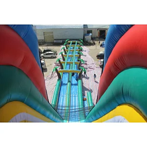 Giant tropical rainforest slide