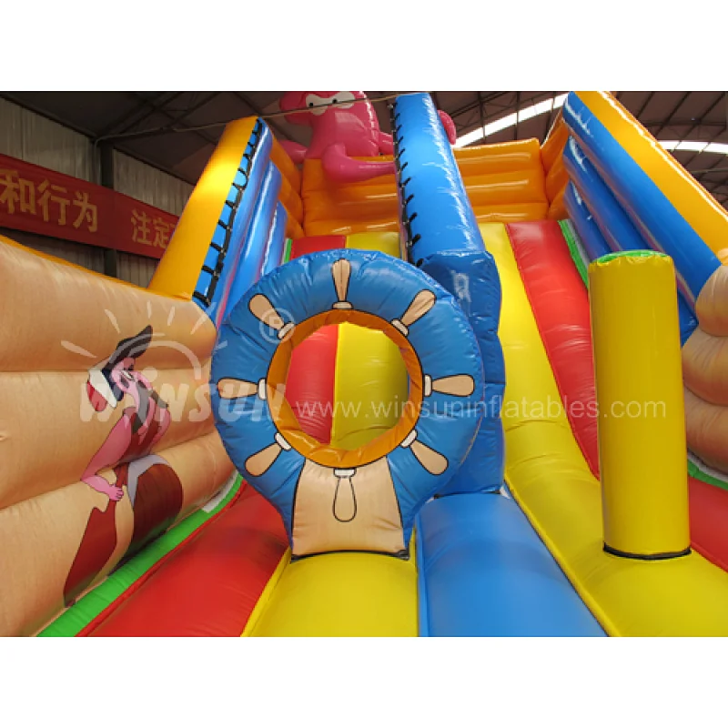 Inflatable slide