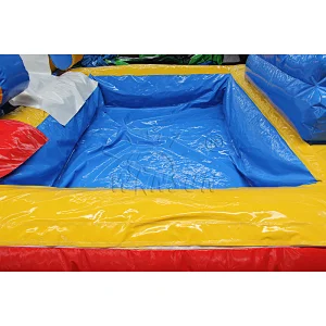 Inflatable water slide