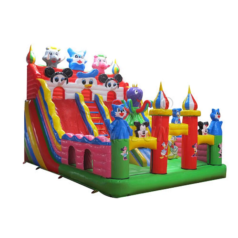 Inflatable slide