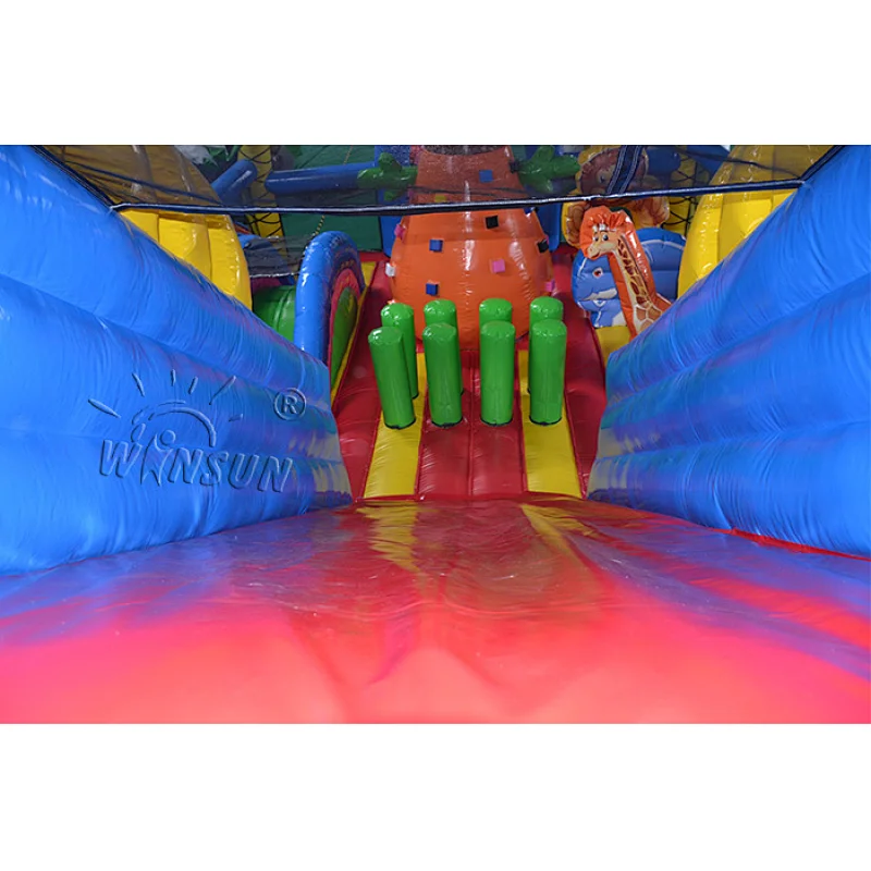 Inflatable Combo Jungle Slide