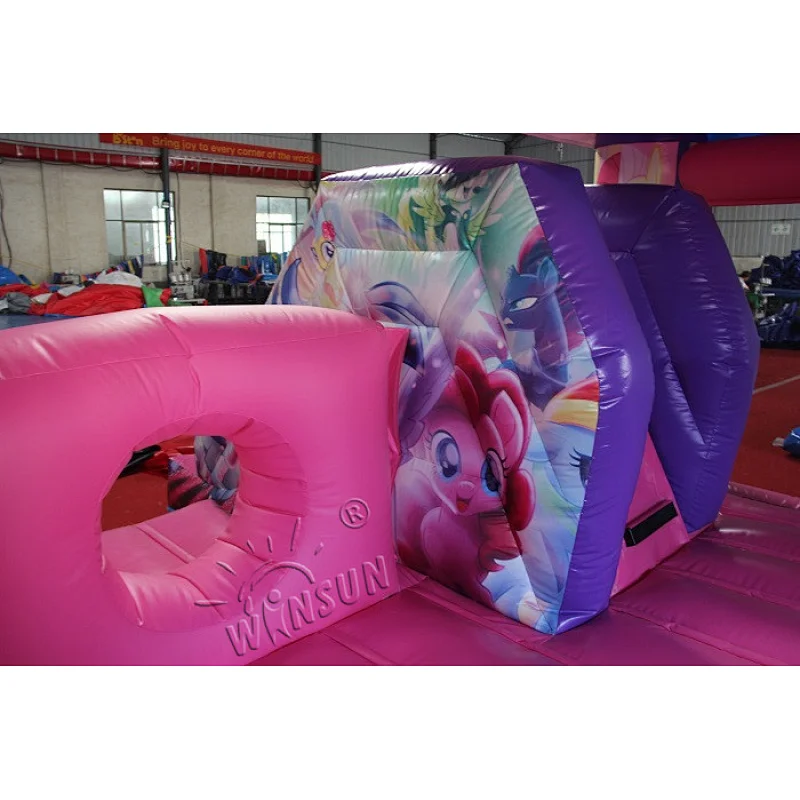 Ponies Jumping House With Slide