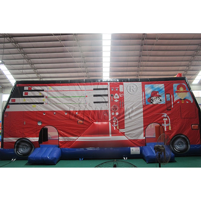 Fire Engine Inflatable Combo