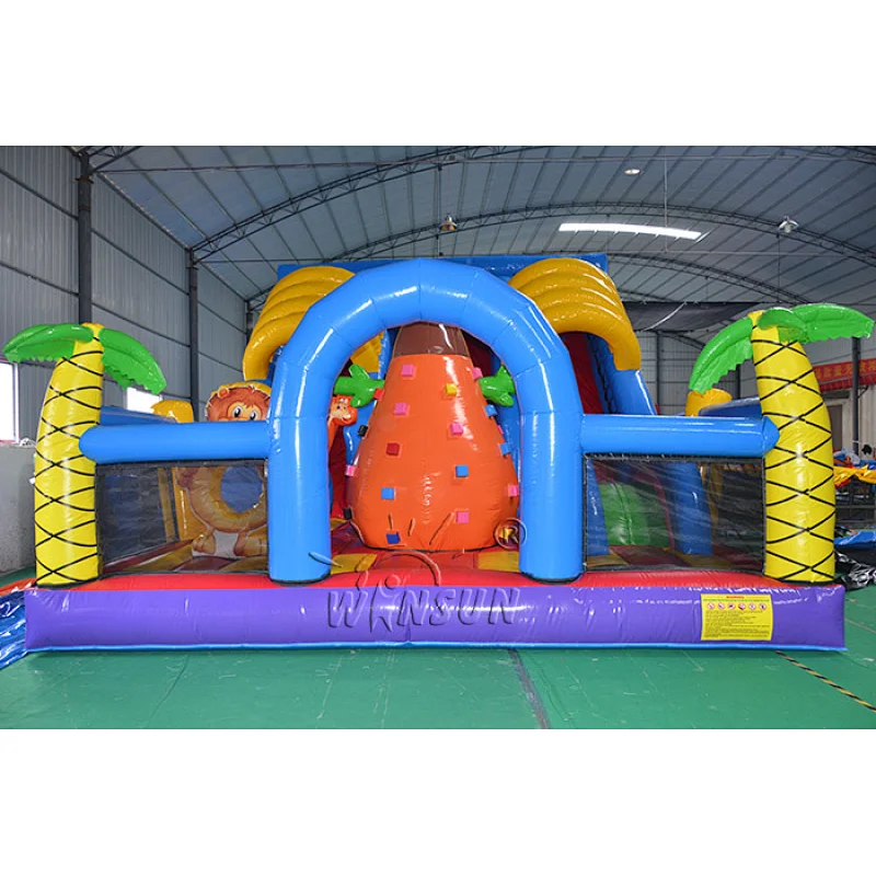 Inflatable Combo Jungle Slide
