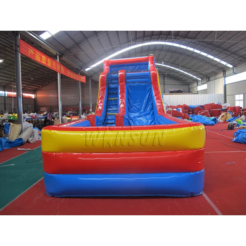 Inflatable water slide