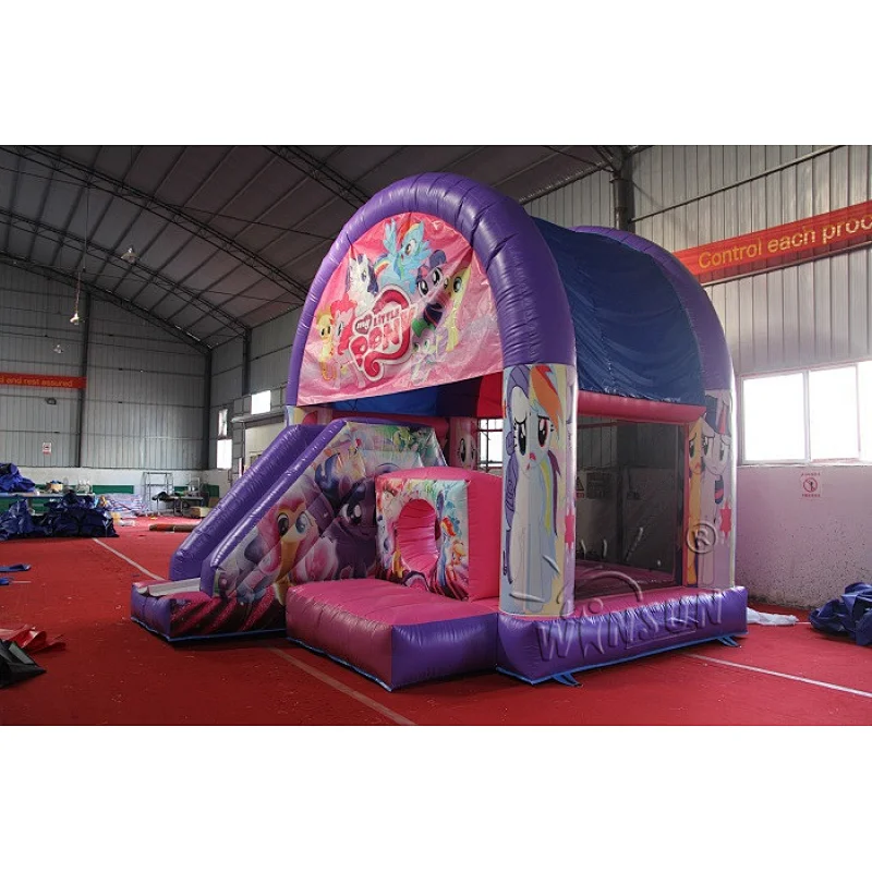 Ponies Jumping House With Slide