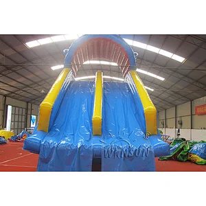 Double Lane Inflatable Water Slide